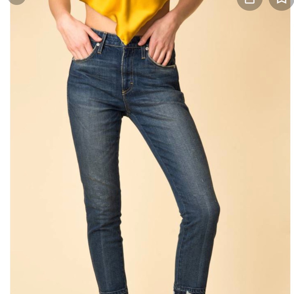 AMO high rise jeans never worn with tags